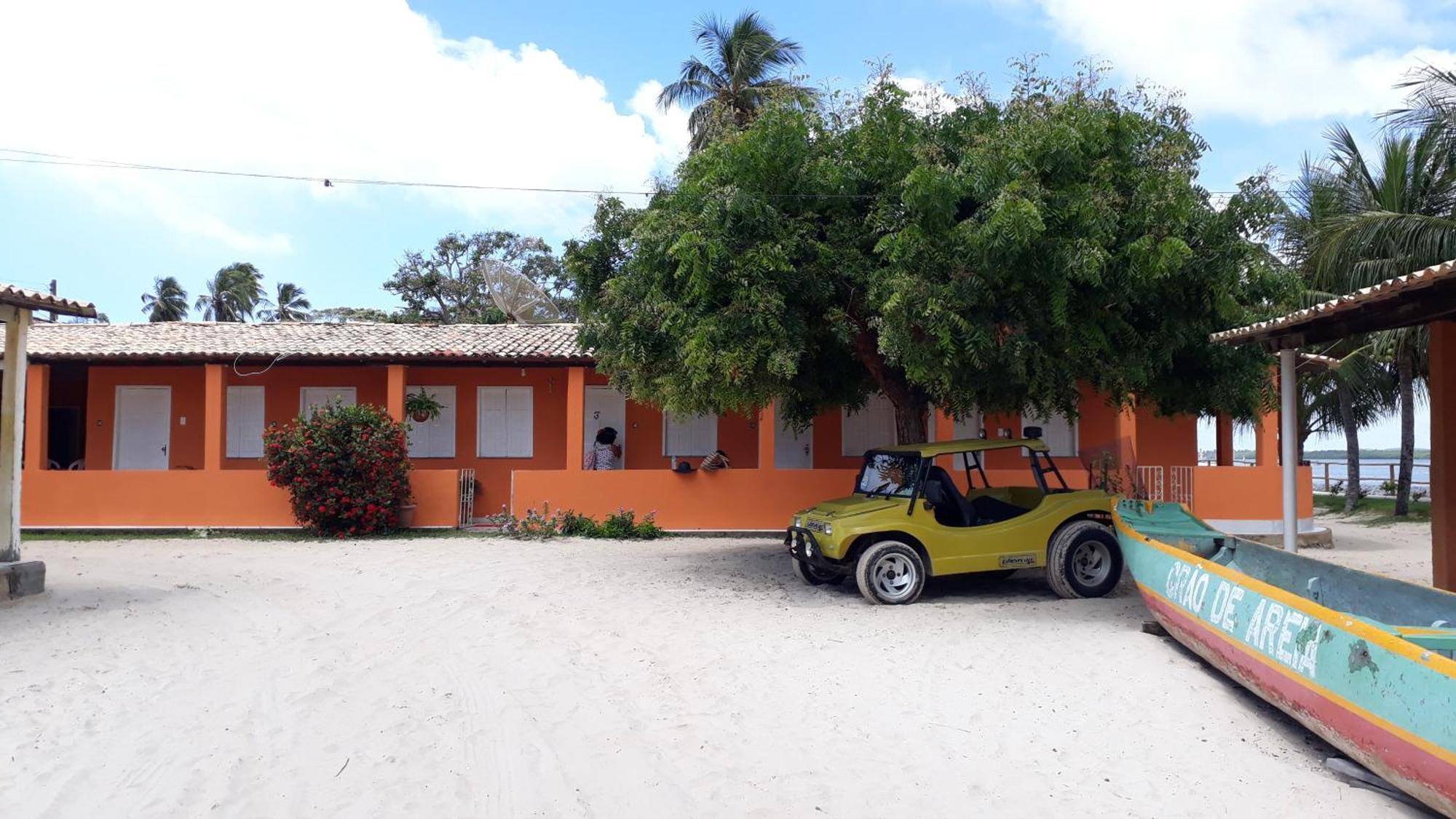 Pousada Grao De Areia Beira Mar Mangue Sêco エクステリア 写真