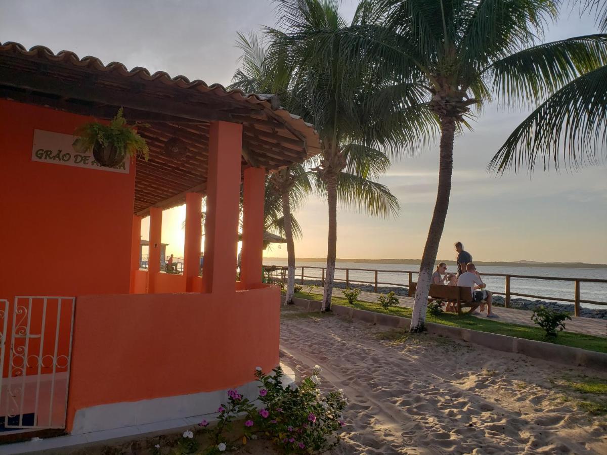 Pousada Grao De Areia Beira Mar Mangue Sêco エクステリア 写真