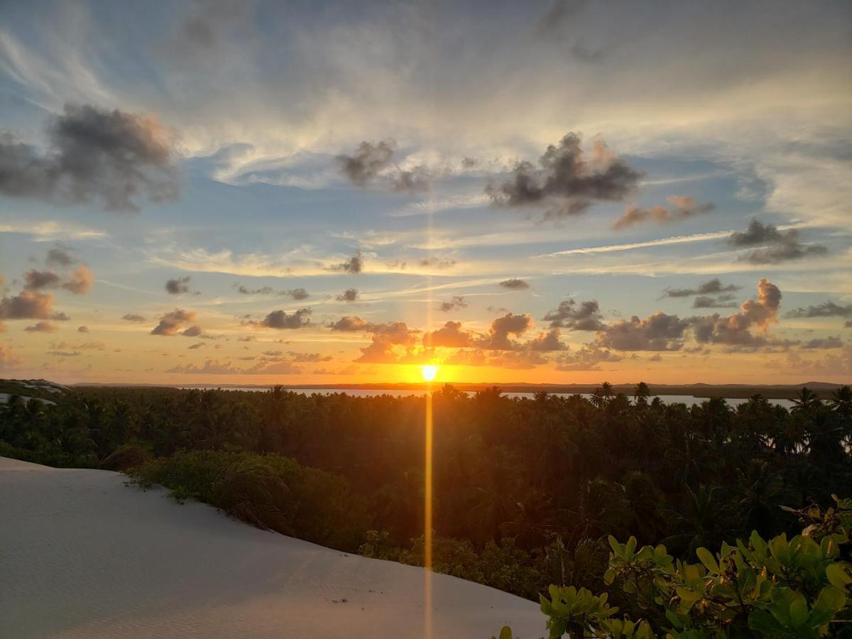 Pousada Grao De Areia Beira Mar Mangue Sêco エクステリア 写真
